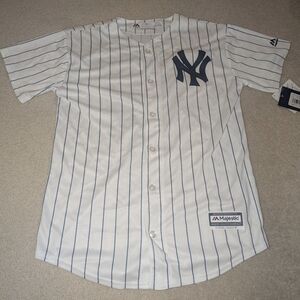Nwt Mike Tauchman #39 New York Yankees Pinstripe Jersey Youth Size L 14/16
